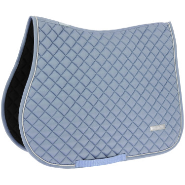 Manta de silla mixta Equithème Nacre Acero azul