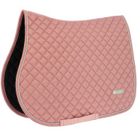 Manta de silla mixta Equithème Nacre Rosa