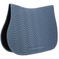 Manta de montar mixta Riding World Wave Azul