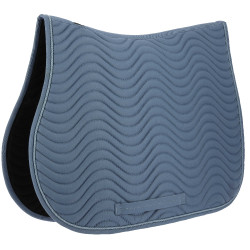 Manta de montar mixta Riding World Wave Azul