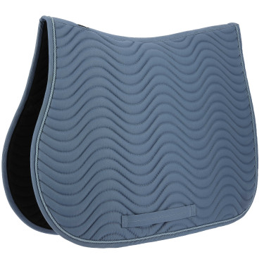 Manta de montar mixta Riding World Wave Azul