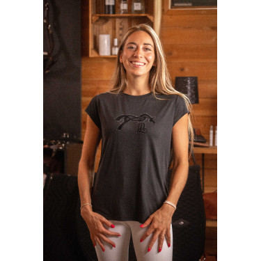 Camiseta Pénélope Moby Stones mujer Negro