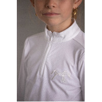 Polo de concurso Eden by Pénélope Bruges Mesh Blanco