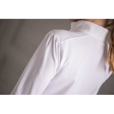 Polo de concurso Eden by Pénélope Bruges Mesh Blanco