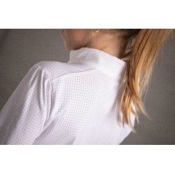 Polo de concurso Eden by Pénélope Bruges Mesh Blanco