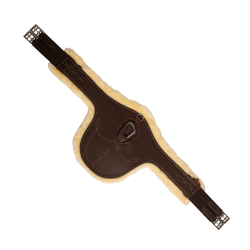 Cincha con borreguillo Kentucky Castaño Marrón