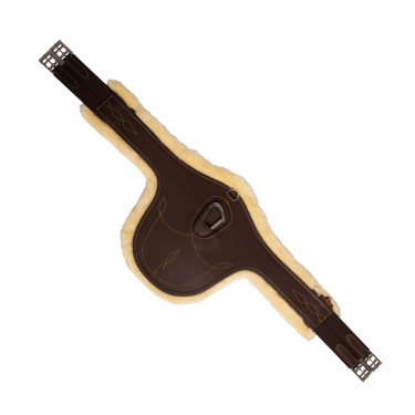 Cincha con borreguillo Kentucky Castaño Marrón