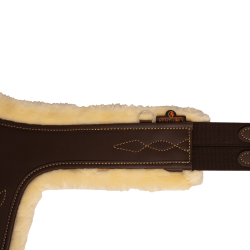 Cincha con borreguillo Kentucky Castaño Marrón
