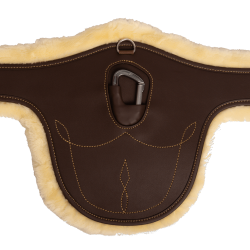 Cincha con borreguillo Kentucky Castaño Marrón