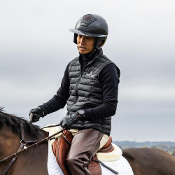 Chaleco acolchado ligero sin mangas Kentucky Negro