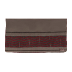 Manta Secante Cuadrada Heavy Fishbone Kentucky Burdeos