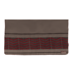 Manta Secante Cuadrada Heavy Fishbone Kentucky Burdeos