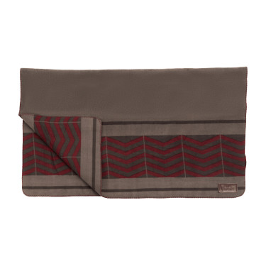 Manta Secante Cuadrada Heavy Fishbone Kentucky Burdeos