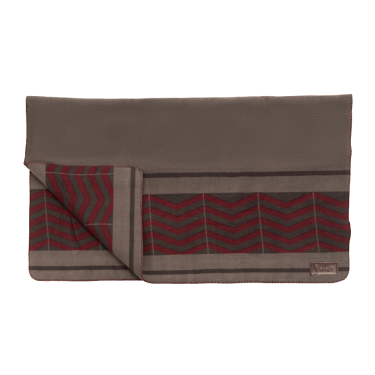 Manta Secante Cuadrada Heavy Fishbone Kentucky Burdeos