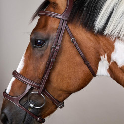 Brida Doble Muserola Colección US de Dy'on Castaño Marrón Brida Doble Muserola Colección US de Dy'on Castaño Marrón