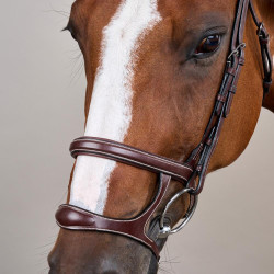 Brida Doble Muserola Colección US de Dy'on Castaño Marrón Brida Doble Muserola Colección US de Dy'on Castaño Marrón