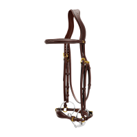 Brida Muserola Alemana Ajustable D Collection by Dy'on Marrón