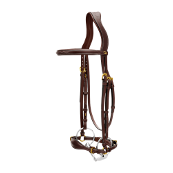 Brida Muserola Alemana Ajustable D Collection by Dy'on Marrón