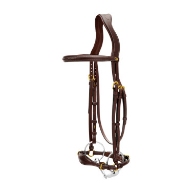 Brida Muserola Alemana Ajustable D Collection by Dy'on Marrón Marr&amp;oacute;n