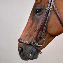 Brida Muserola Alemana Ajustable D Collection by Dy'on Marrón