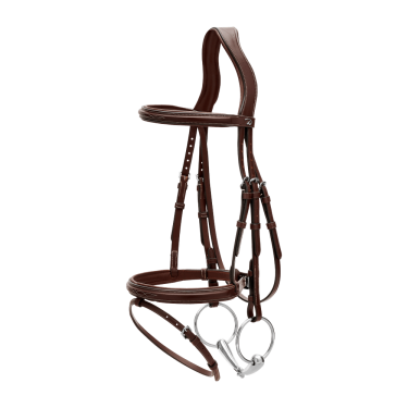 Brida Muserola Combinada Colección US de Dy'on Marrón