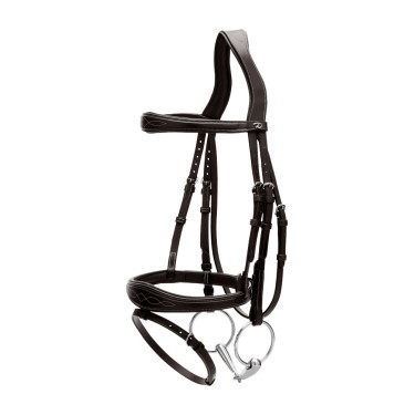 Brida Muserola Combinada Anatómica Colección US de Dy'on Negro Brida Muserola Combinada Anatómica Colección US de Dy'on Negro