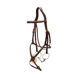 Brida Muserola Cruzada D Collection de Dy'on Marrón Brida Muserola Cruzada D Collection de Dy'on Marrón