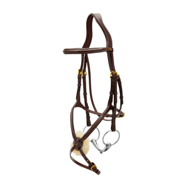 Brida Muserola Cruzada D Collection de Dy'on Marrón Marr&amp;oacute;n