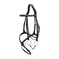 Brida Muserola Cruzada New English Collection by Dy'on Marrón Marr&amp;oacute;n