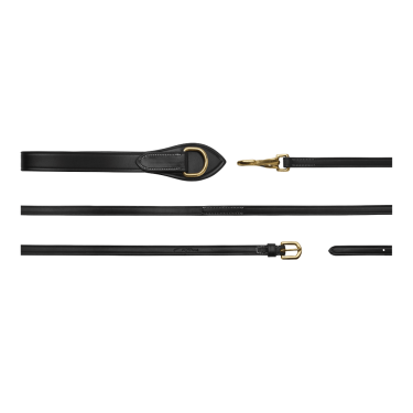 Riendas alemanas Full Leather 1/2 D Collection by Dy'on Negro