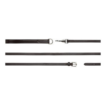 Riendas alemanas Full Leather 1/2 Working By Dy'on Marrón