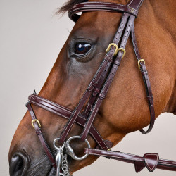 Brida Muserola Combinada D Collection by Dy'on Marrón