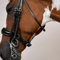 Brida Muserola Ancha Mate Working By Dy'on Negro