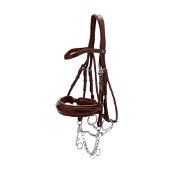 Brida Muserola Ancha Mate Working By Dy'on Marrón Brida Muserola Ancha Mate Working By Dy'on Marrón