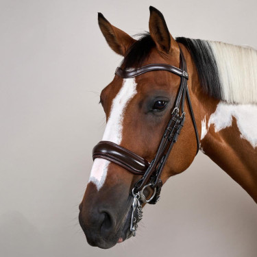 Brida Muserola Ancha Mate Working By Dy'on Marrón Brida Muserola Ancha Mate Working By Dy'on Marrón