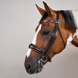 Brida Muserola Ancha Mate Working By Dy'on Marrón Brida Muserola Ancha Mate Working By Dy'on Marrón