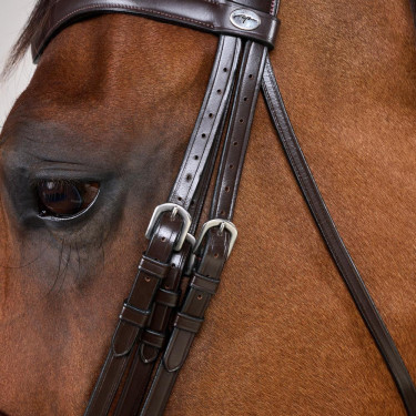 Brida Muserola Ancha Mate Working By Dy'on Marrón Brida Muserola Ancha Mate Working By Dy'on Marrón