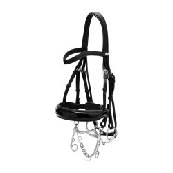 Cabezada Muserola Ancha Brillante Working By Dy'on Negro Cabezada Muserola Ancha Brillante Working By Dy'on Negro