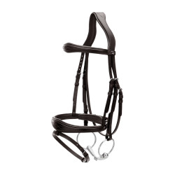 Brida Muserola Combinada Anatómica Dy'on New English Collection Negro Brida Muserola Combinada Anatómica Dy'on New English Collection Negro