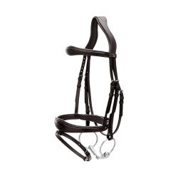 Brida Muserola Combinada Anatómica Dy'on New English Collection Negro