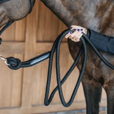 Línea de entrenamiento Dy'on con mosquetón Negro