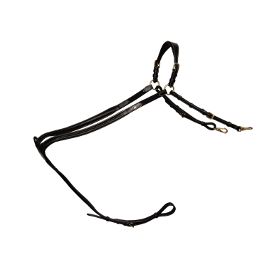 Brustblatt mit geflochtenem Steg D Kollektion Dy'on Negro