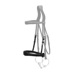 Muserola Anatómica sin Barbada Colección US Jumping Dy'on Negro