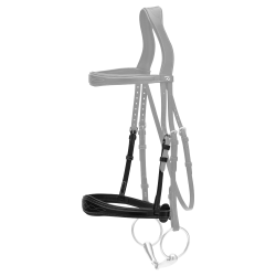 Muserola Anatómica sin Barbada Colección US Jumping Dy'on Negro Muserola Anatómica sin Barbada Colección US Jumping Dy'on Negro