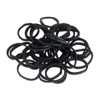 Gomas para trenzar Covalliero Negro