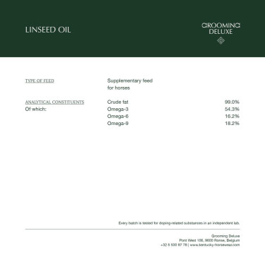 Aceite de linaza Grooming Deluxe by Kentucky