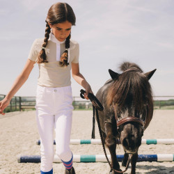 Pantalón Miami City Kentucky grip rodillas niña Blanco