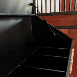 Caja de alimentos de aluminio Grooming Deluxe by Kentucky con ruedas Negro Caja de alimentos de aluminio Grooming Deluxe by Kentucky con ruedas Negro