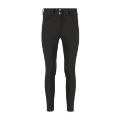 Pantalón de equitación Kentucky Miami con grip en las rodillas para mujer Negro