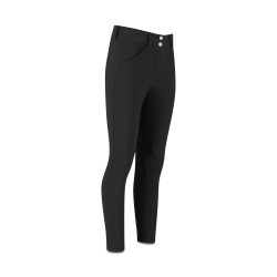 Pantalón de equitación Kentucky Miami con grip en las rodillas para mujer Negro Pantalón de equitación Kentucky Miami con grip en las rodillas para mujer Negro